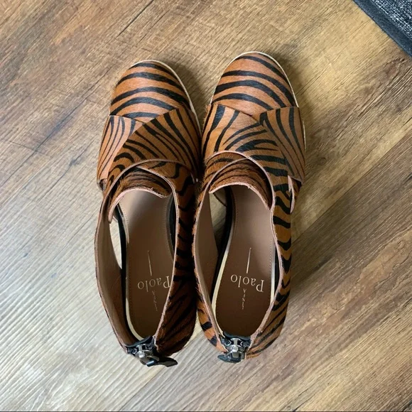 Linea Paolo Faith Genuine Calf Hair Wedge Sneaker - Picture 5 of 7